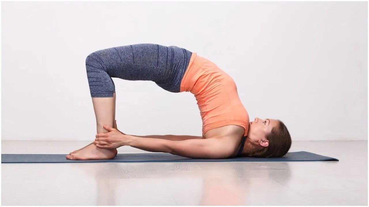 Bridge Pose - Yoga poses for stress relief - bestknock.com