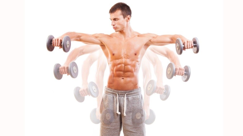 Dumbbell lateral raise - best shoulder workouts - bestknock.com