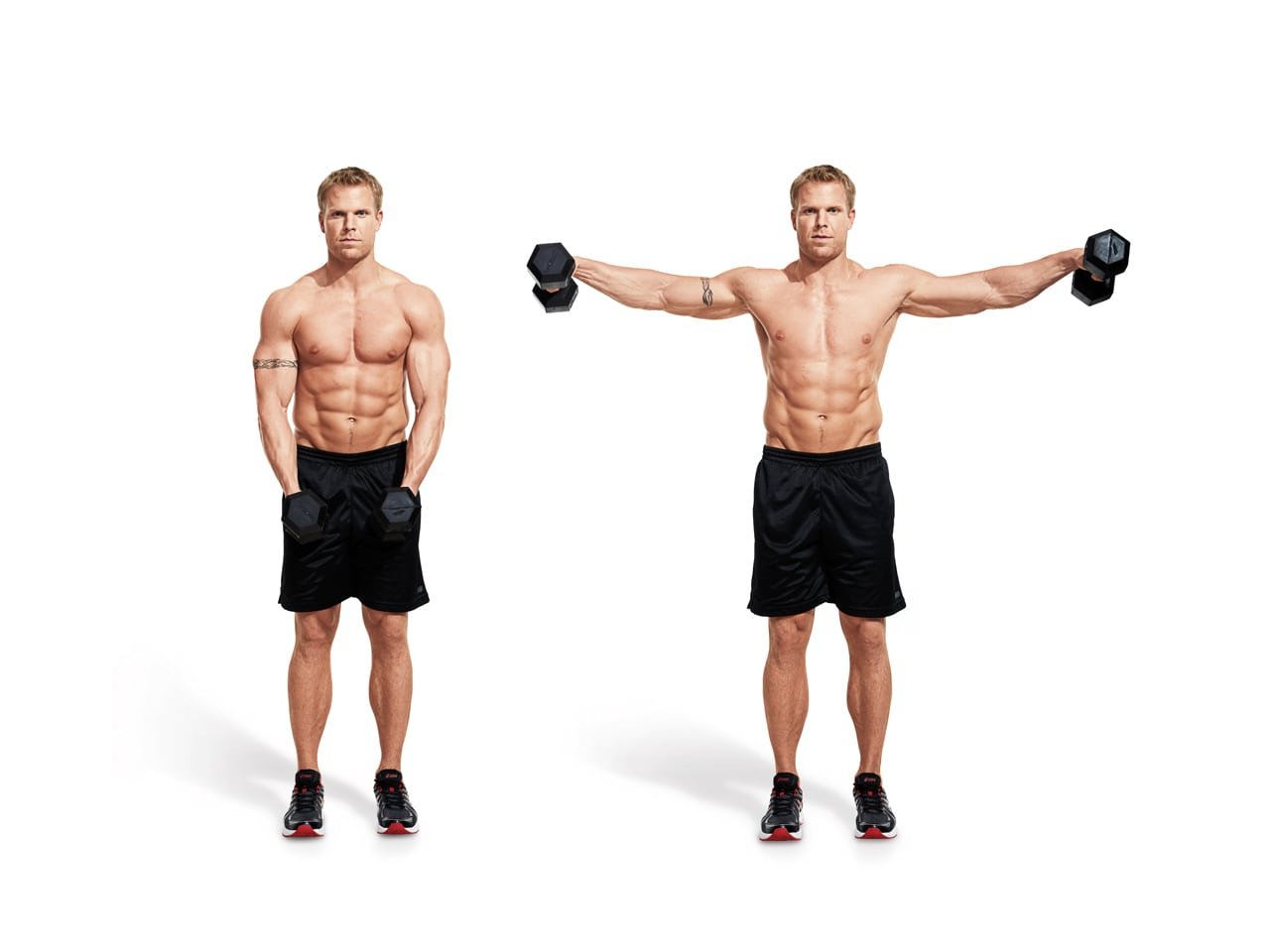 Lateral Raises - Shoulder Exercises - bestknock.com
