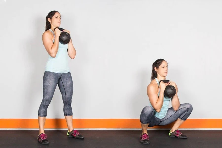 Goblet Squats - Leg Workouts with Dumbbells - bestknock.com