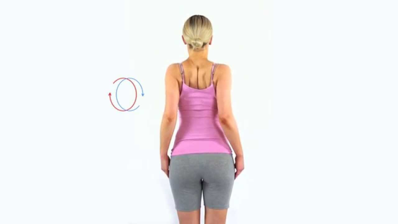 Shoulder Rolls - Cervicogenic Headache Exercises - bestknock.com