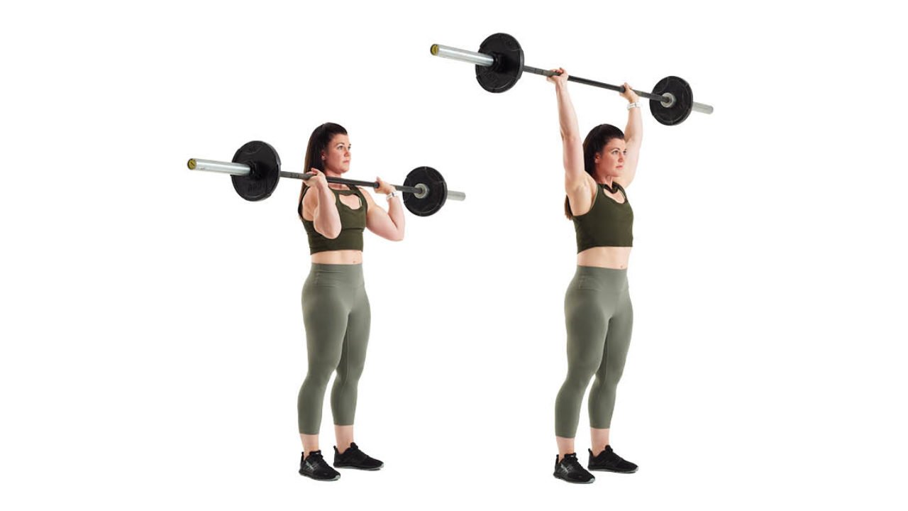 Barbell Shoulder PressFront Delt Exercises - bestknock.com