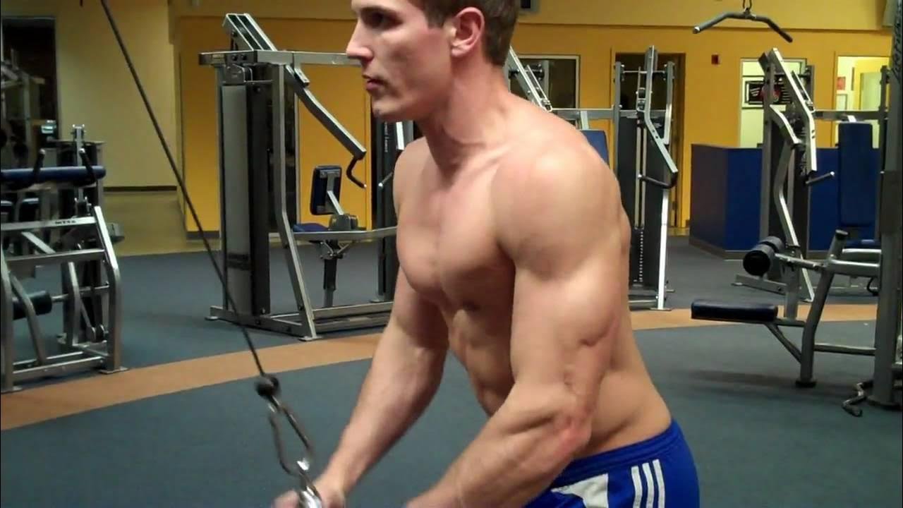 Cable Tricep Pushdown - Tricep Cable Exercises - bestknock.com
