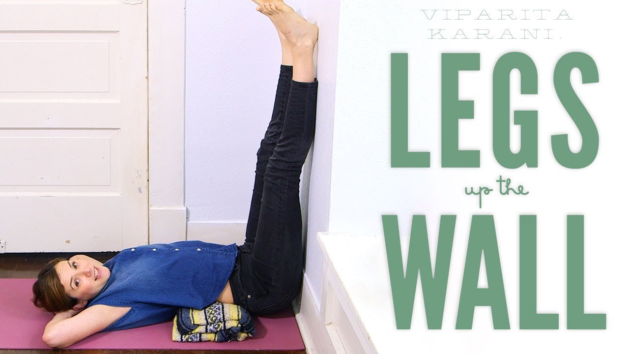 Legs Up the Wall (Viparita Karani) - wall yoga - bestknock.com